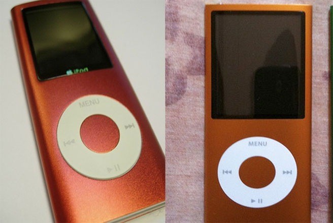 Đâu là chiếc máy nghe nhạc iPod Nano do hãng Apple sản xuất?